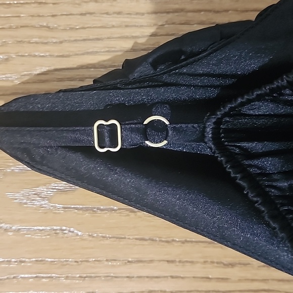 Nwt. Ava & Viv Black Pleated Dress - Picture 4 of 4